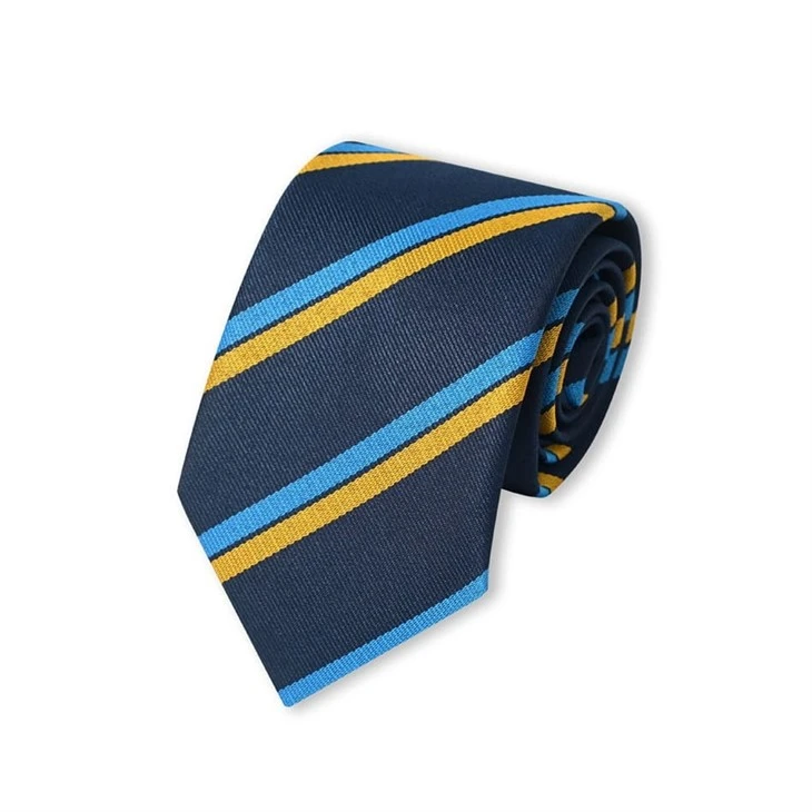 YiLi Recycled Necktie - Striped Jacquard, Bulk Customizable